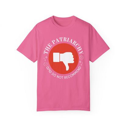 Thumbs Down Feminist Tee Shirt