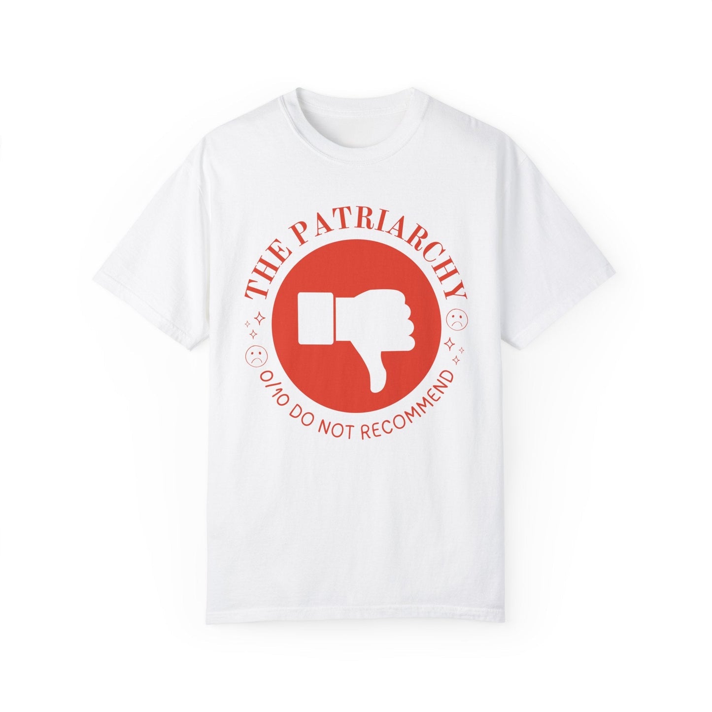 Thumbs Down Feminist Tee Shirt