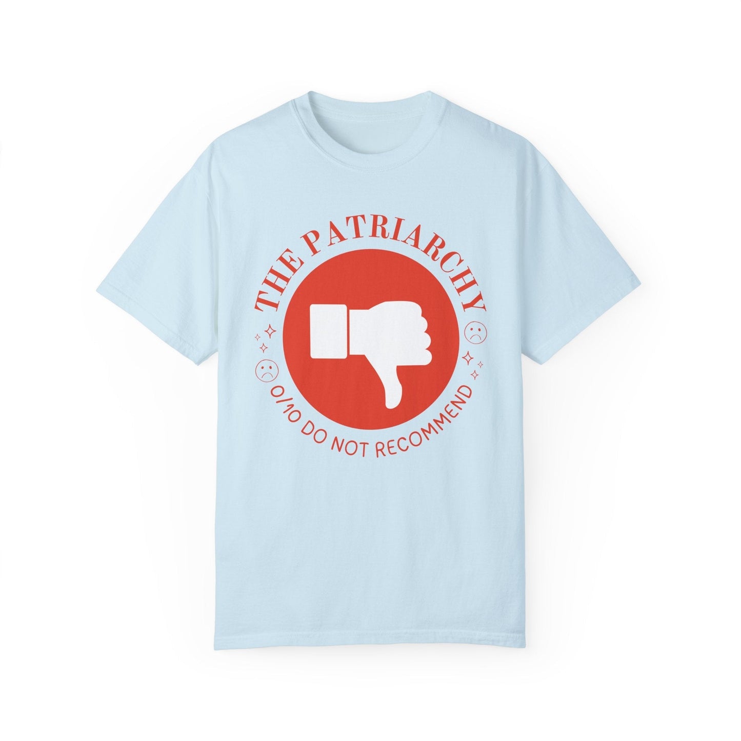 Thumbs Down Feminist Tee Shirt