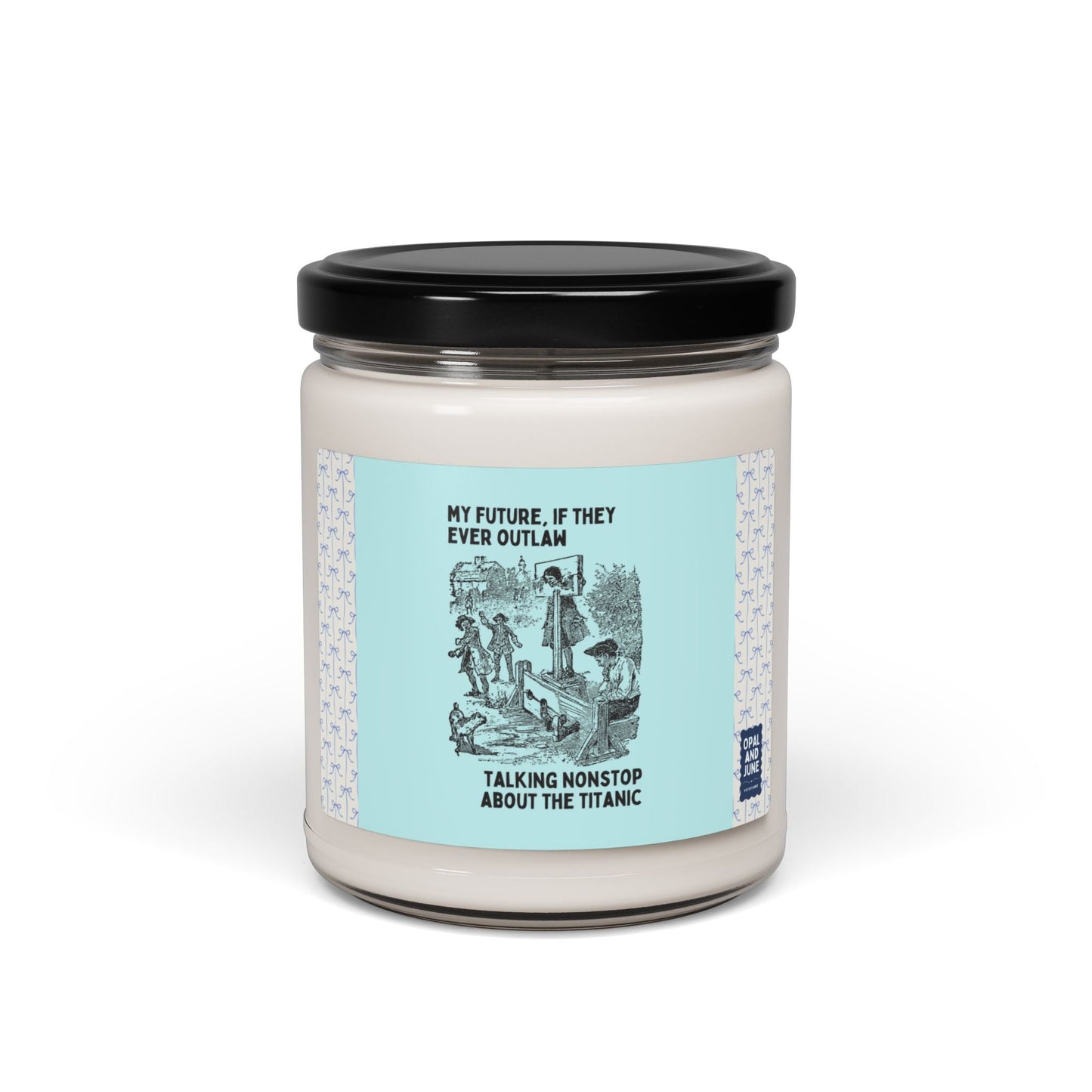Titanic Maritime History Candle