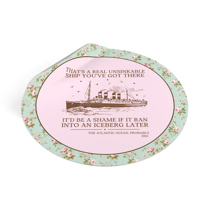 Titanic Maritime History Sticker