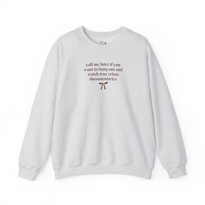 True Crime History Sweatshirt