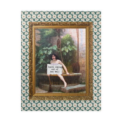 Truth Coming Out of Her Well by Jean-Leon Gerome Puzzle