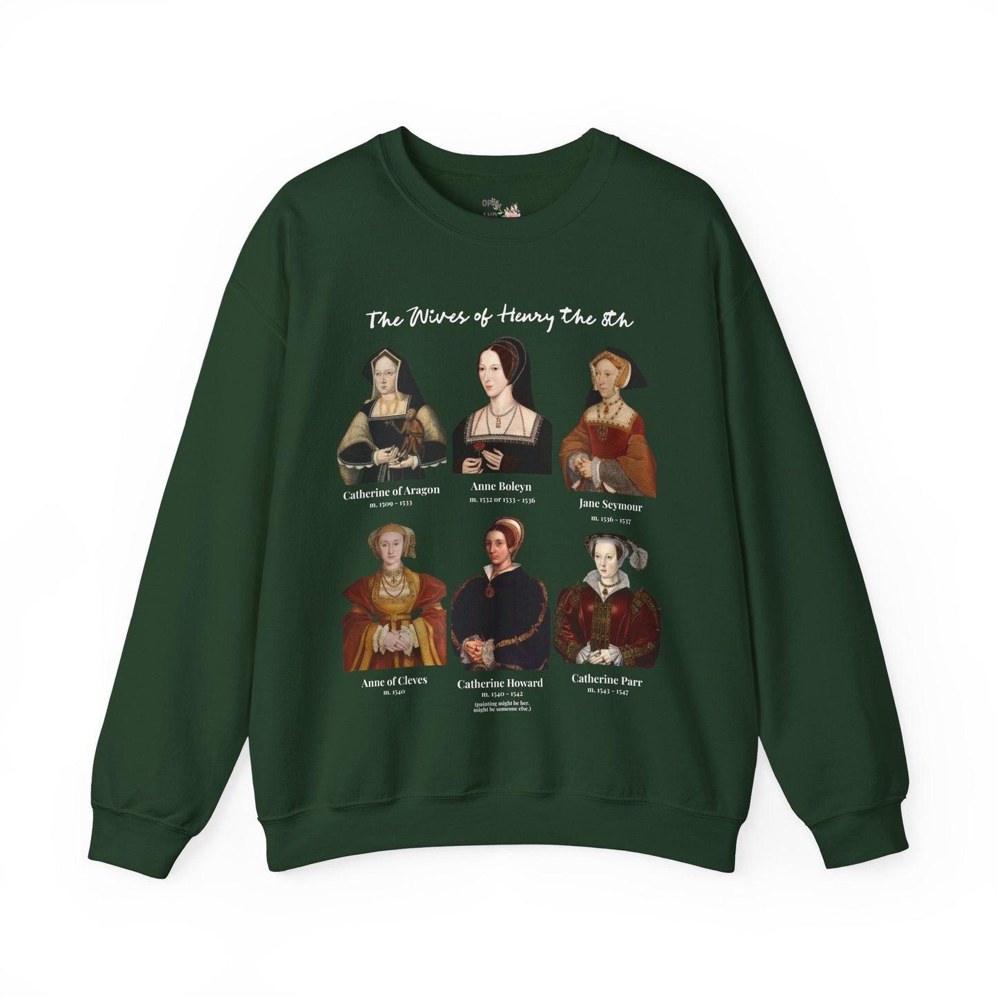 Tudor History Sweatshirt: Henry the 8th's Wives