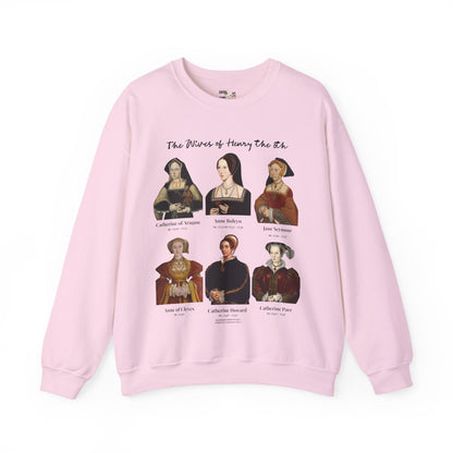 Tudor History Sweatshirt: Henry the 8th's Wives