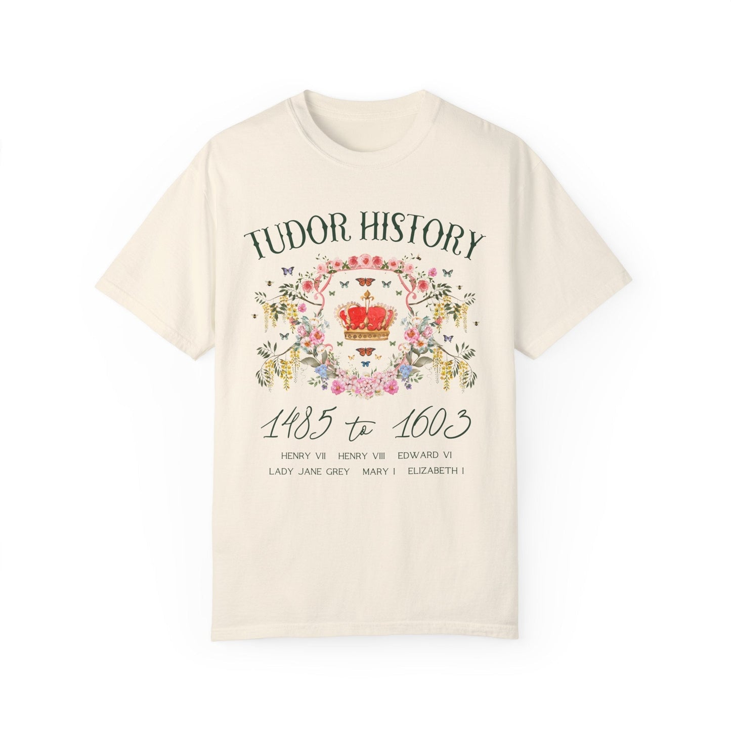 Tudor History T-Shirt with Crown