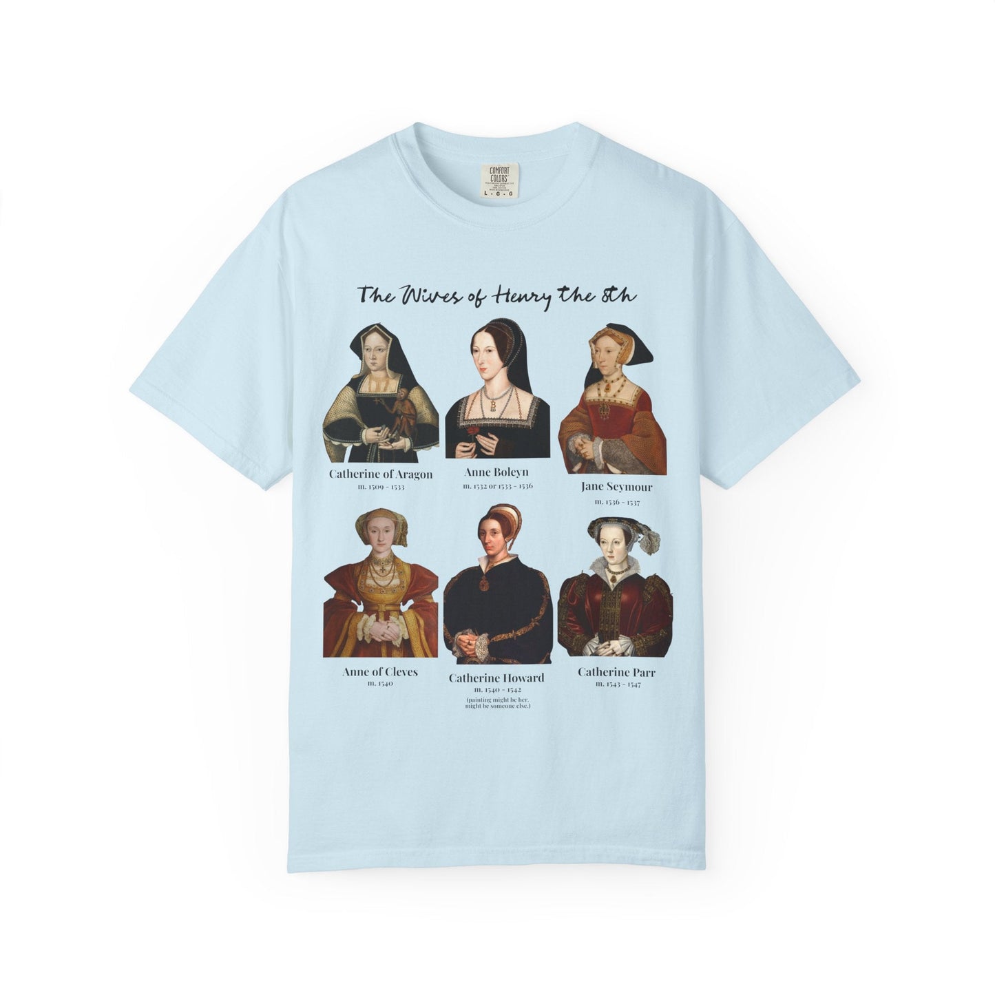 Paintings of Henry the 8th's Wives Tee