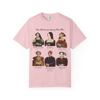 Paintings of Henry the 8th's Wives Tee