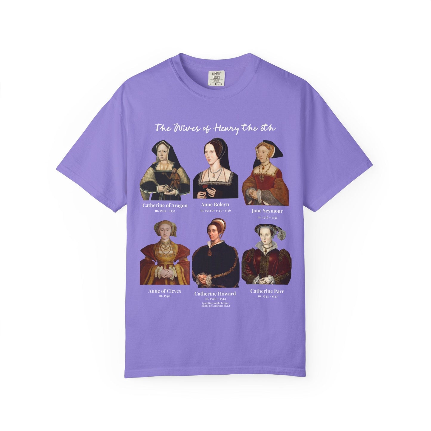 Paintings of Henry the 8th's Wives Tee
