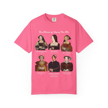 Paintings of Henry the 8th's Wives Tee