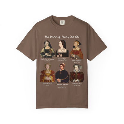Paintings of Henry the 8th's Wives Tee
