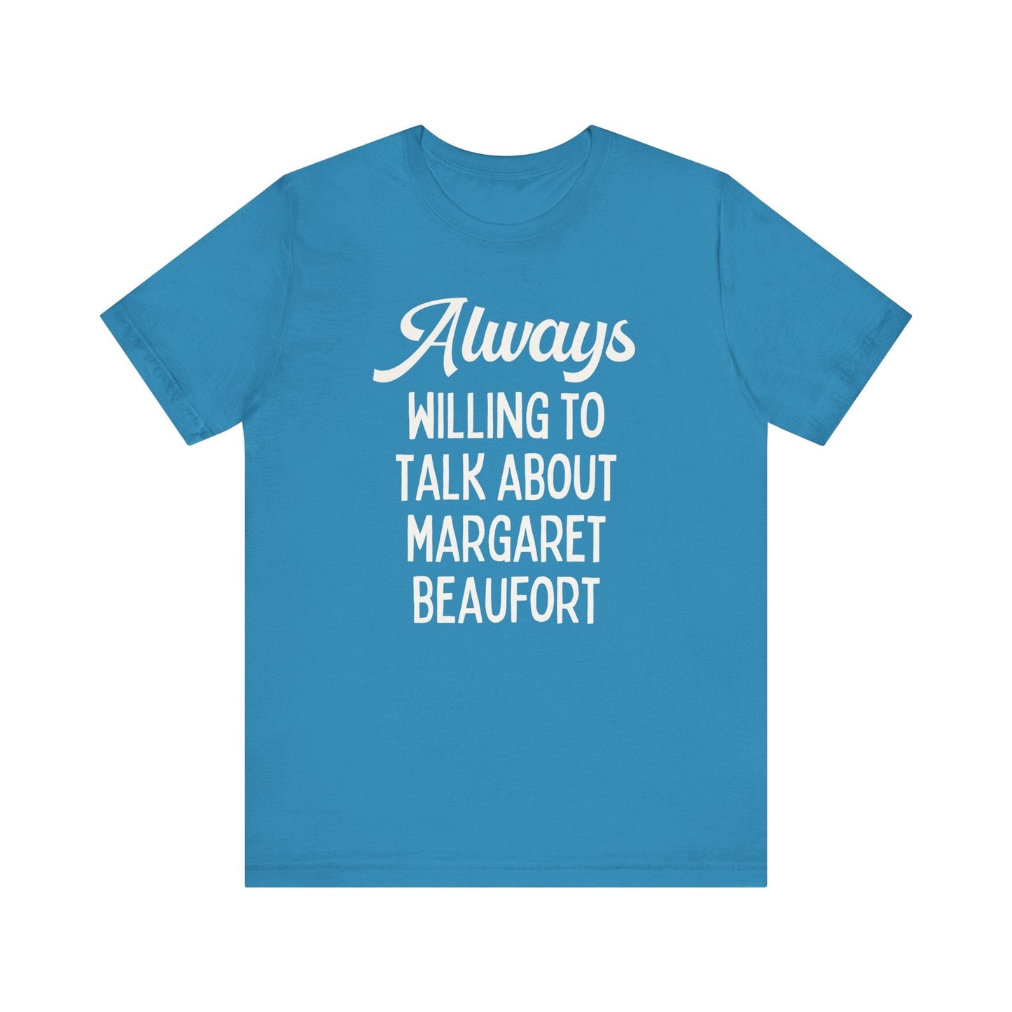 Tudor History Tee Shirt: Margaret Beaufort