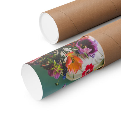 Tulip and Anemone Flower Photograph