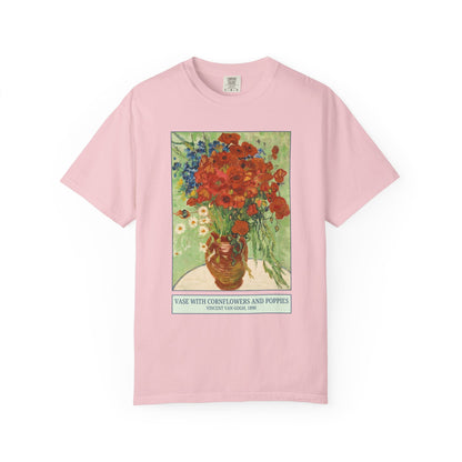 Vase with Cornflowers and Poppies