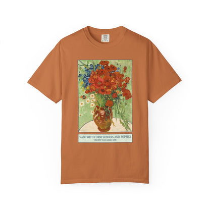 Vase with Cornflowers and Poppies