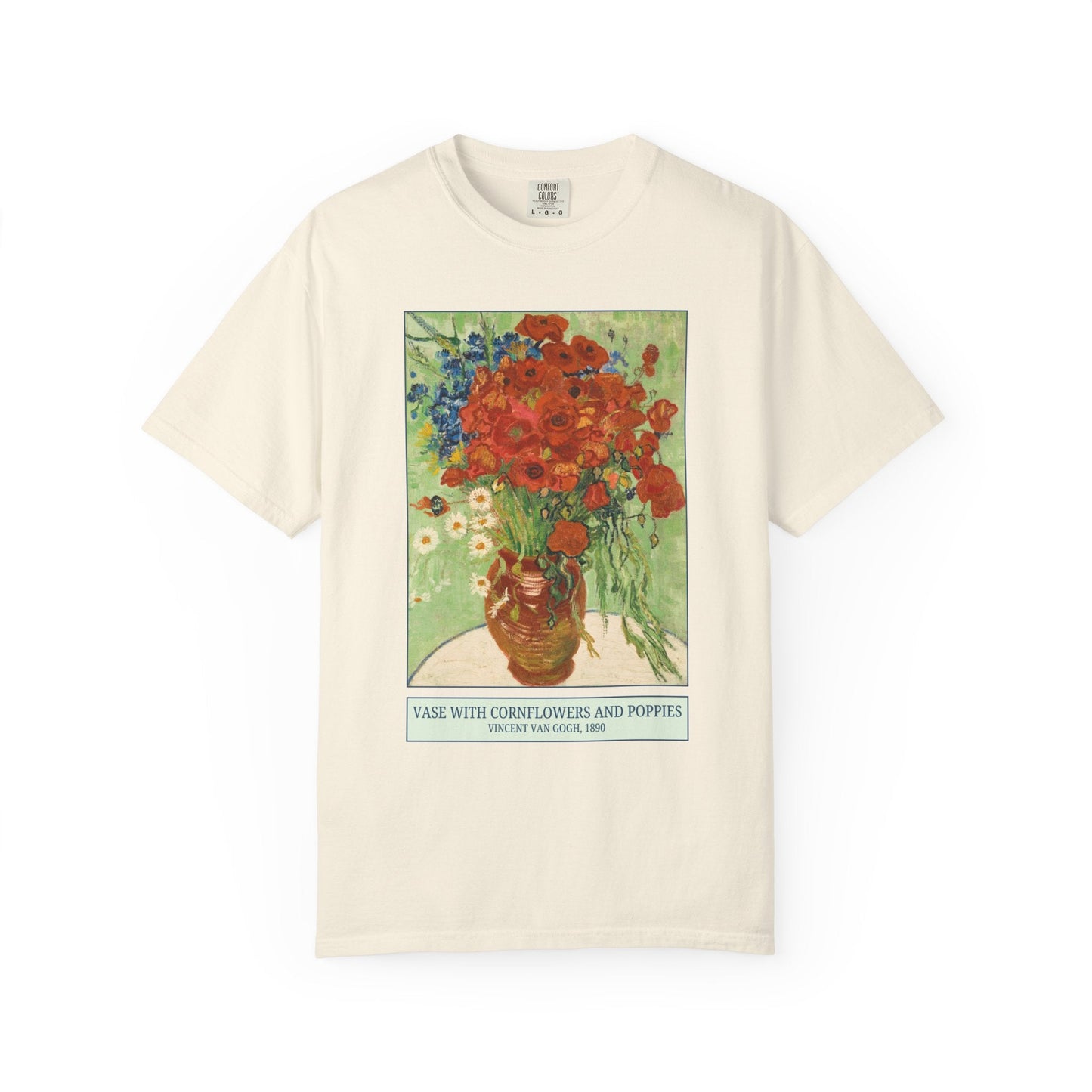 Vase with Cornflowers and Poppies