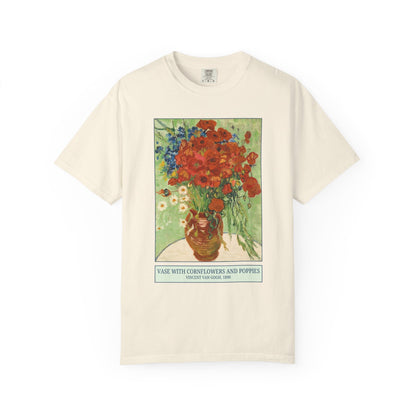 Vase with Cornflowers and Poppies