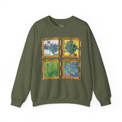 Vincent Van Gogh Iris Painting Sweatshirt