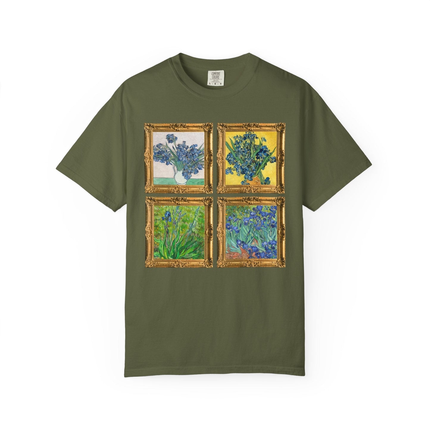 Vincent Van Gogh Iris Painting Tee Shirt