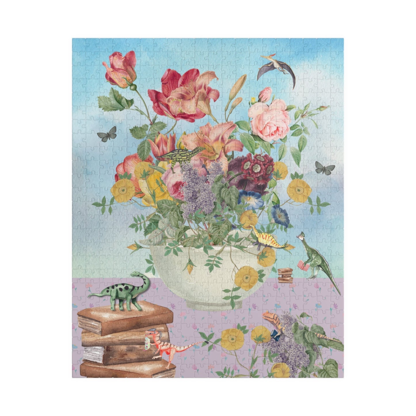 Botanical Puzzle Dinosaurs