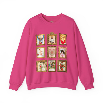 Vintage Valentine Stamps Sweatshirt