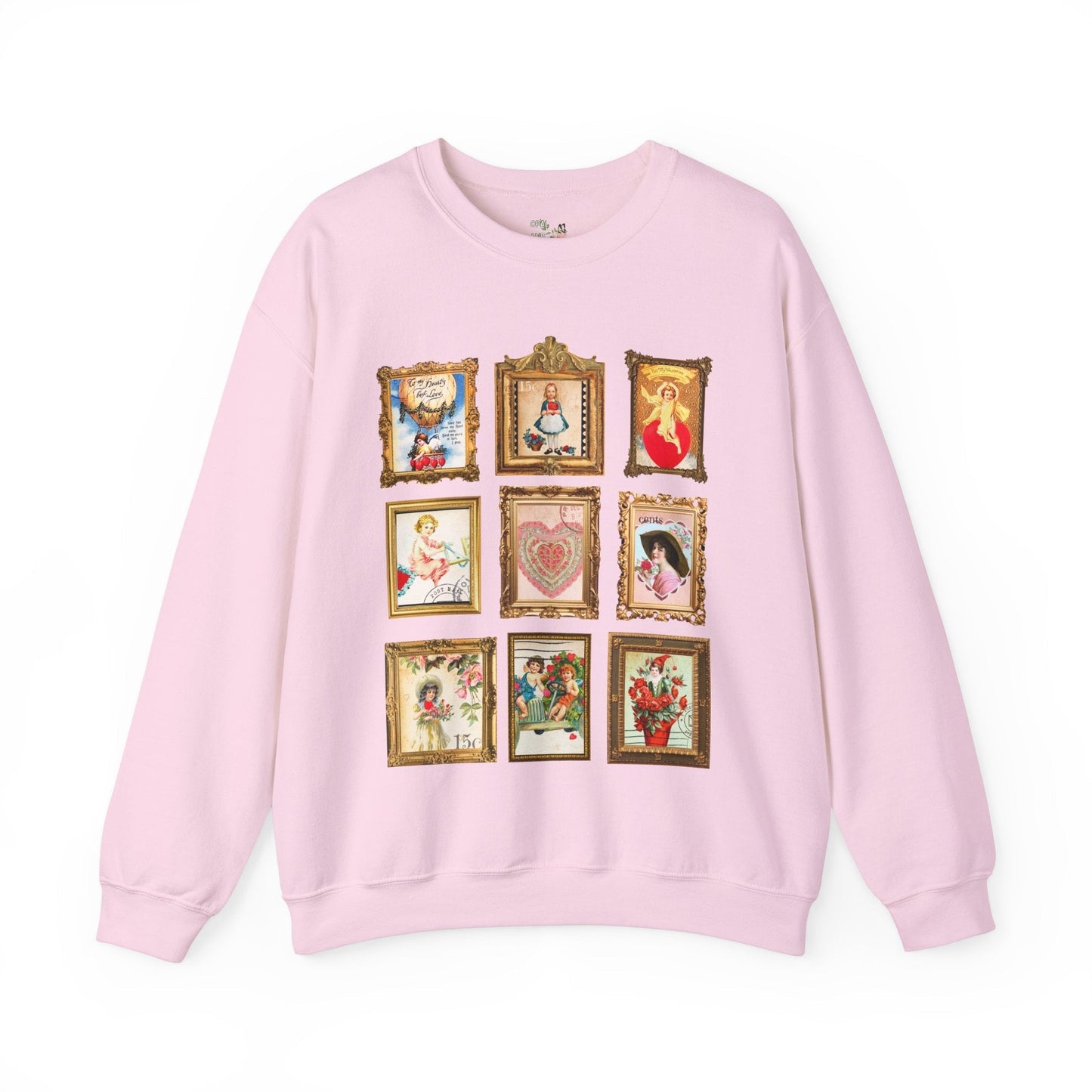 Vintage Valentine Stamps Sweatshirt