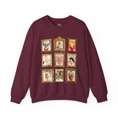 Vintage Valentine Stamps Sweatshirt