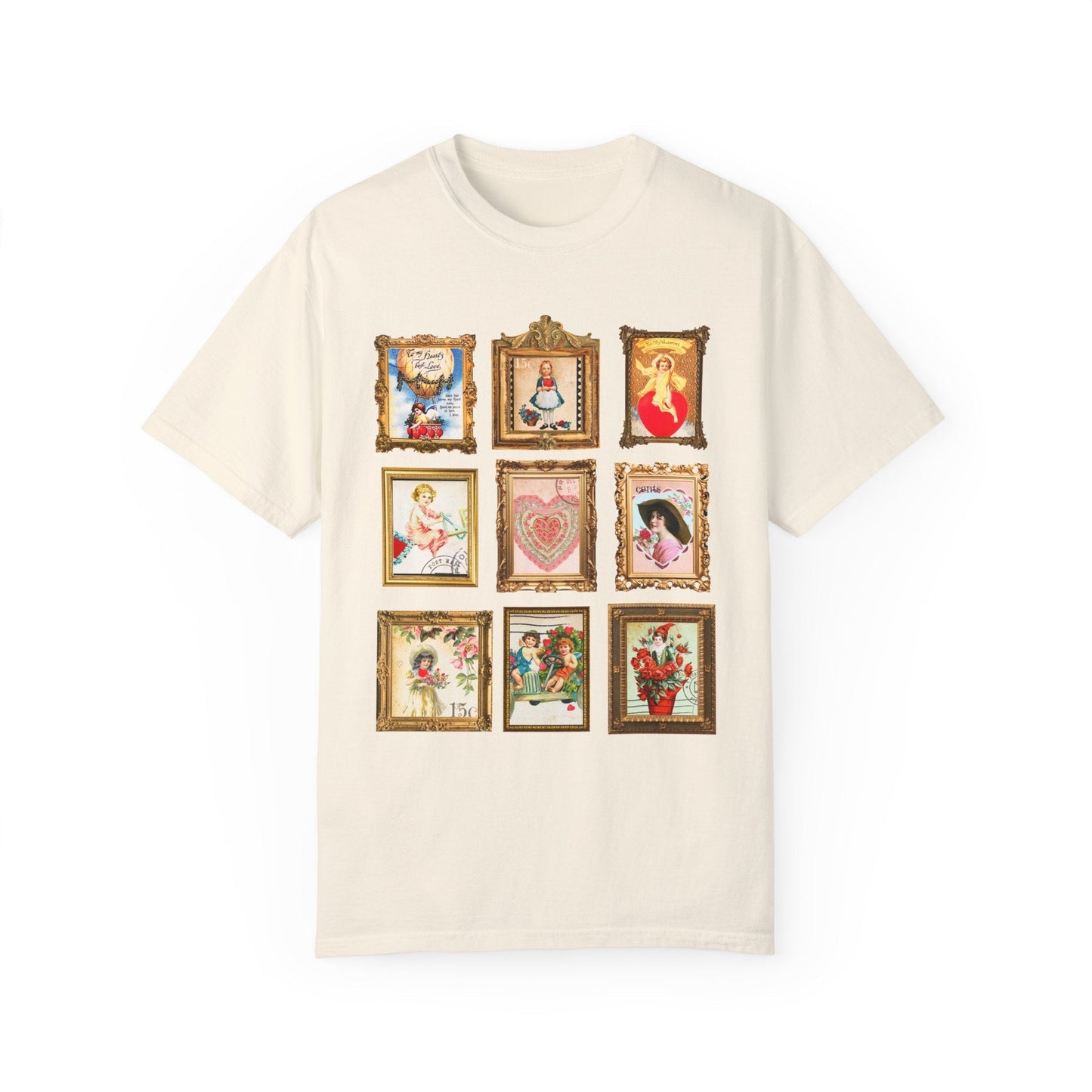 Vintage Valentine Stamps Tee Shirt
