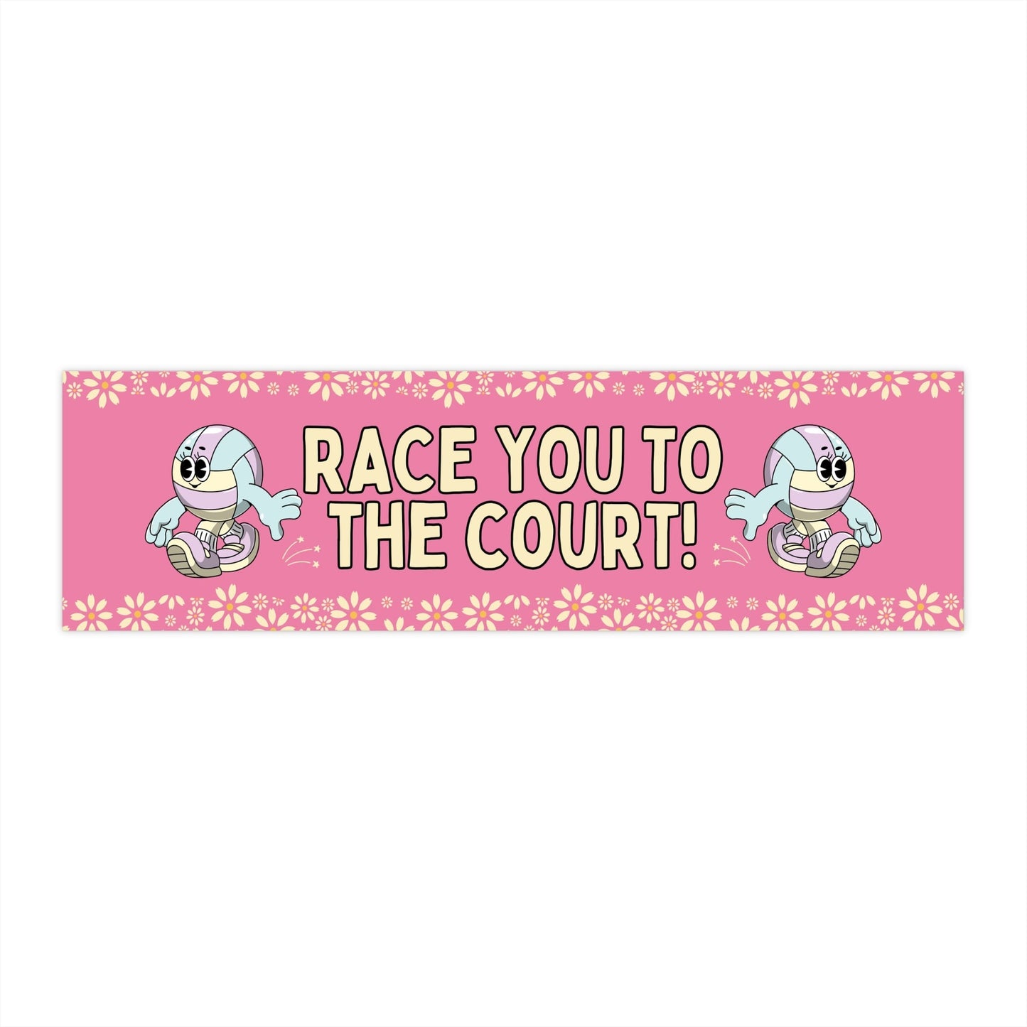 Volleyball Player Bumper Sticker