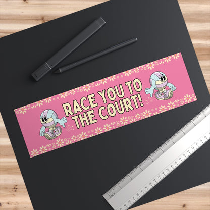 Volleyball Player Bumper Sticker