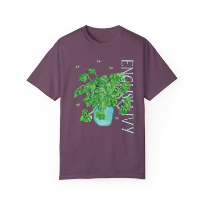 Watercolor Plant Tee: English Ivy