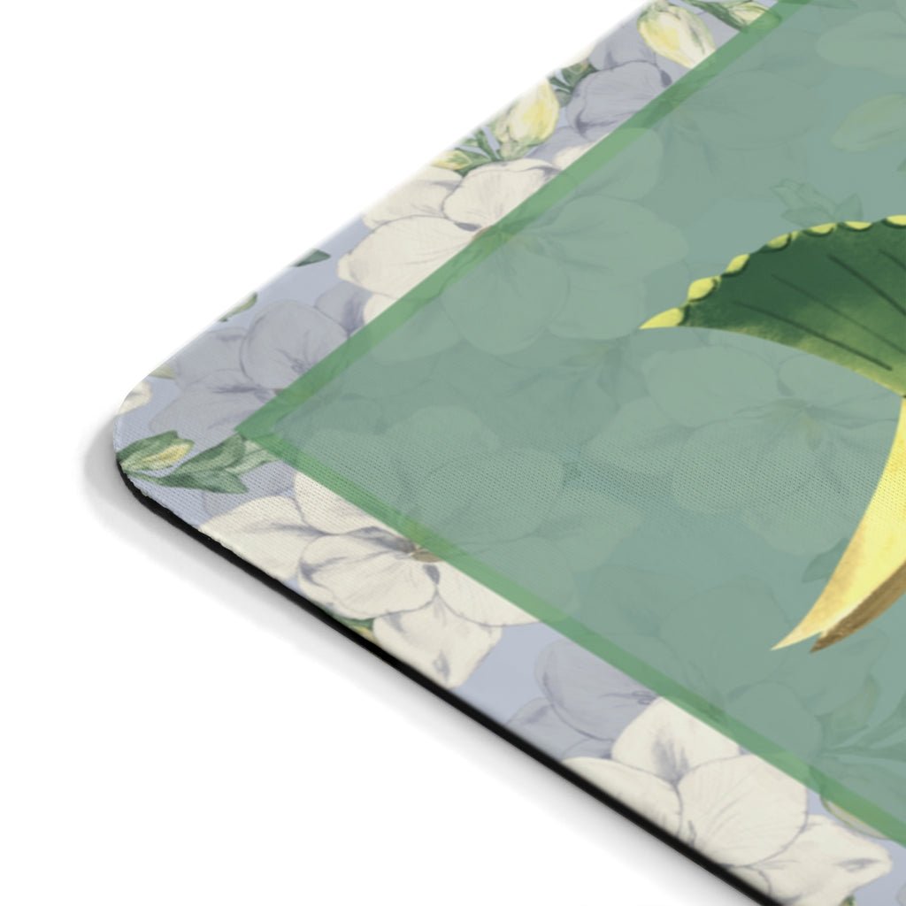 Watercolor Triceratops Mouse Pad