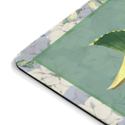 Watercolor Triceratops Mouse Pad