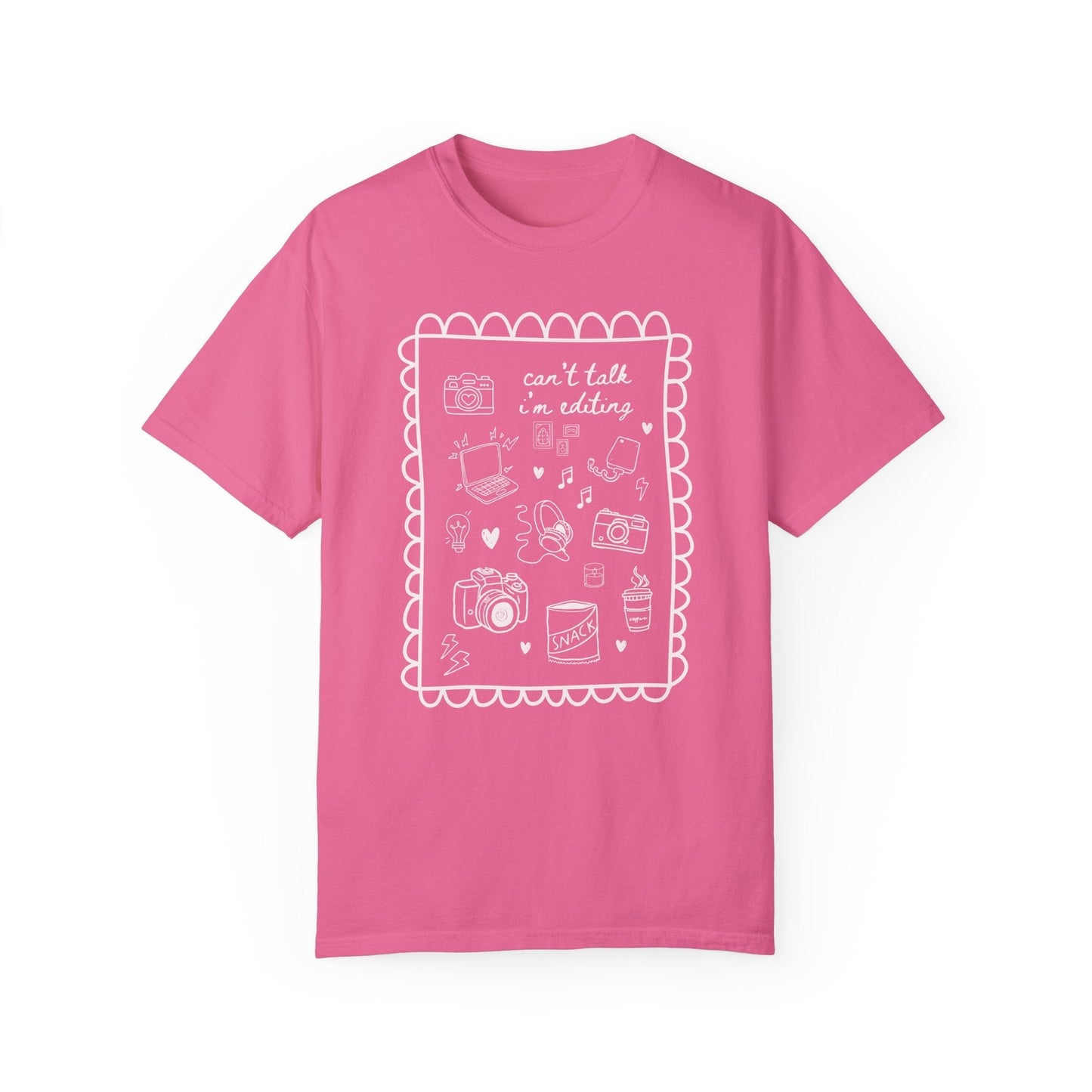 Can't Talk I'm Editing Photographer Tee
