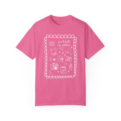 Can't Talk I'm Editing Photographer Tee