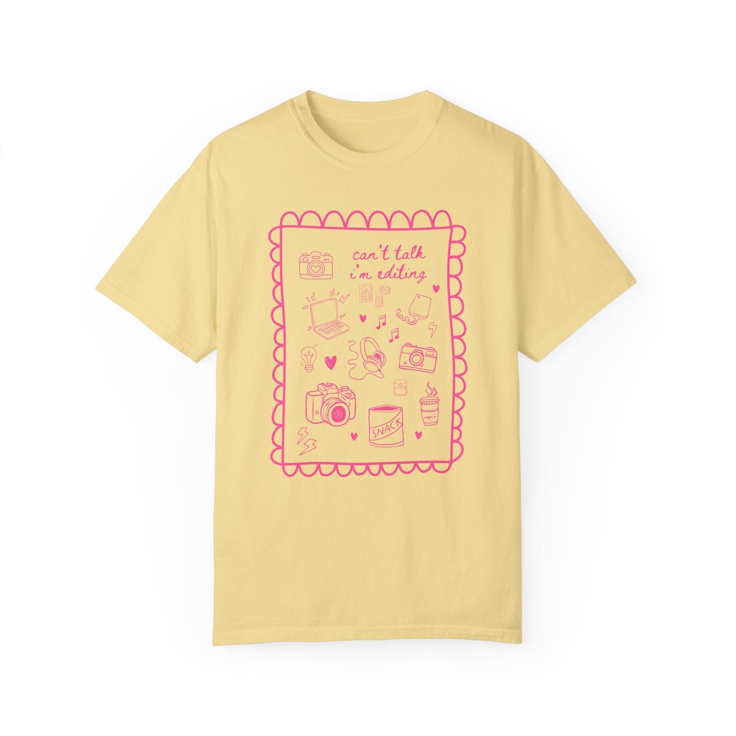Can't Talk I'm Editing Photographer Tee