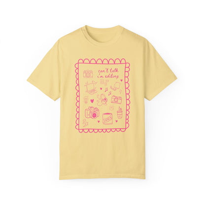 Can't Talk I'm Editing Photographer Tee