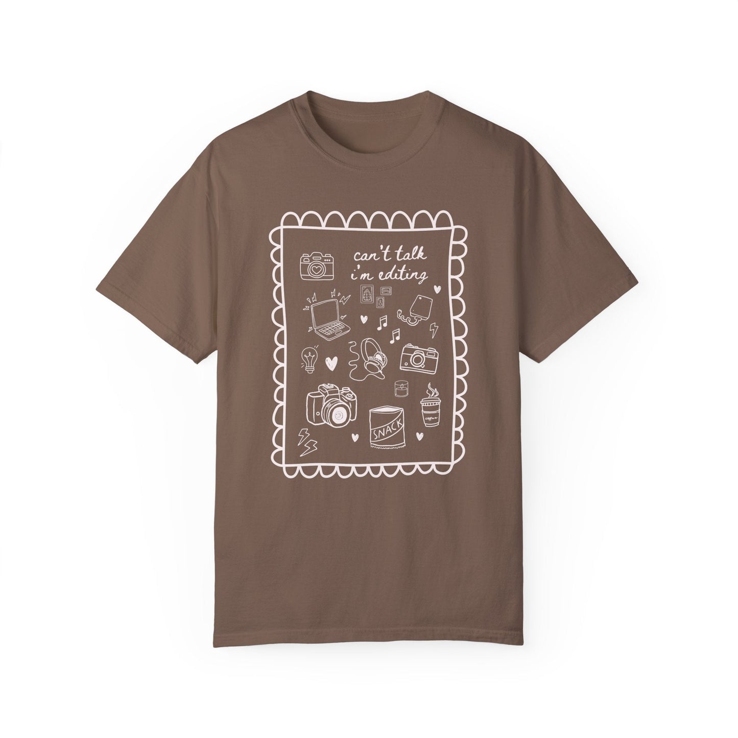 Can't Talk I'm Editing Photographer Tee
