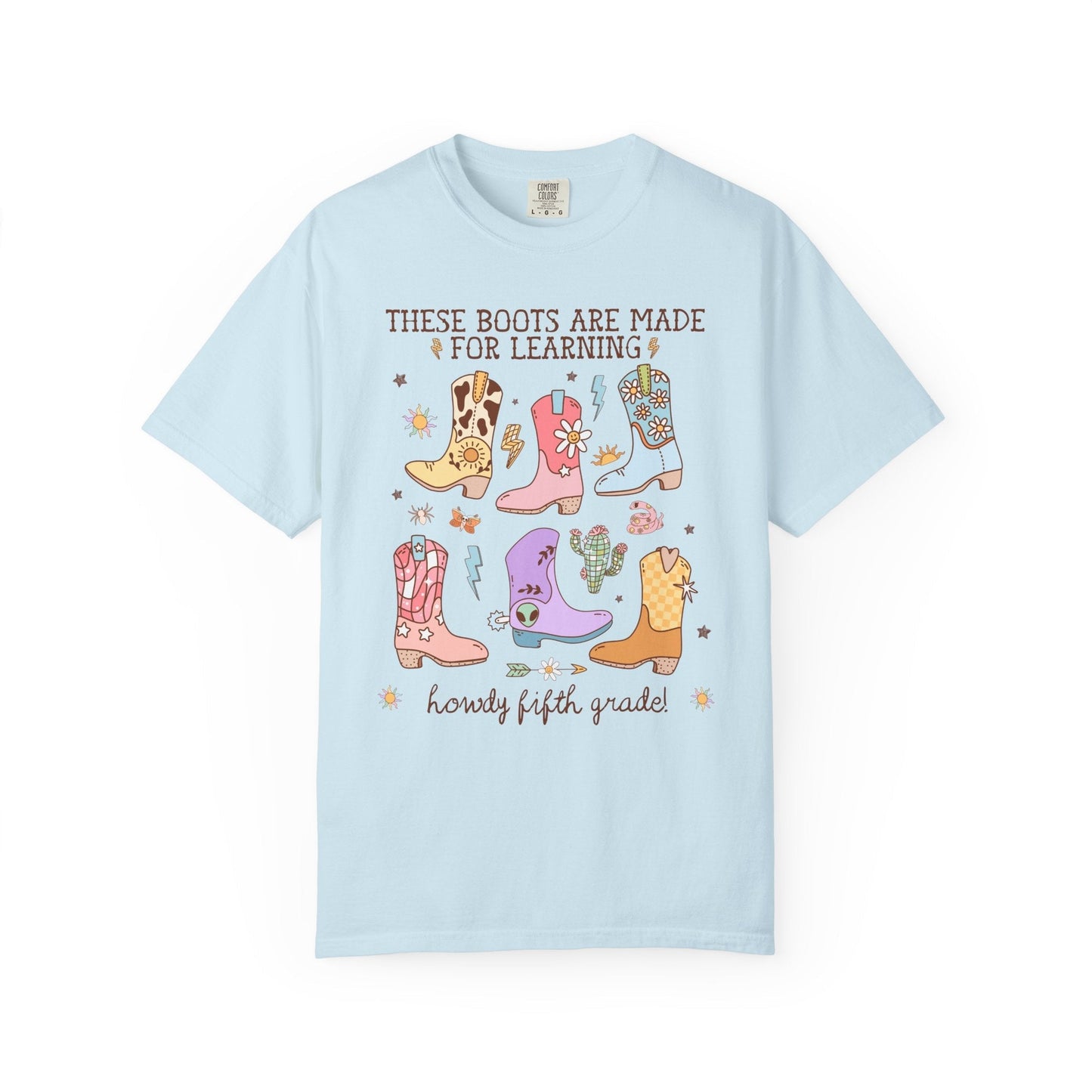 Western Fifth Grade Teacher Tee