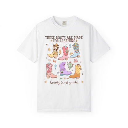 Western First Grade Teacher Tee