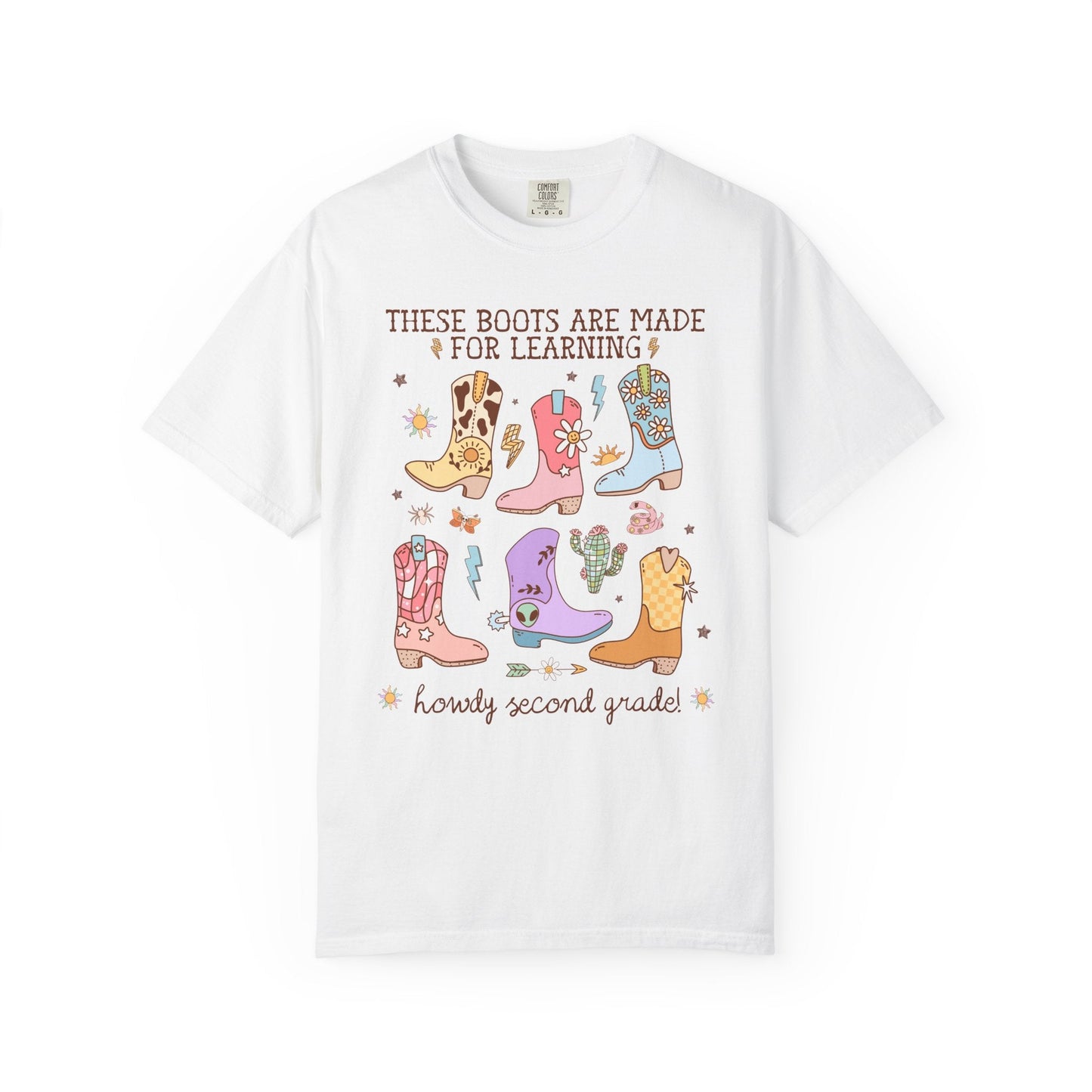 Western 2nd Grade Teacher Tee