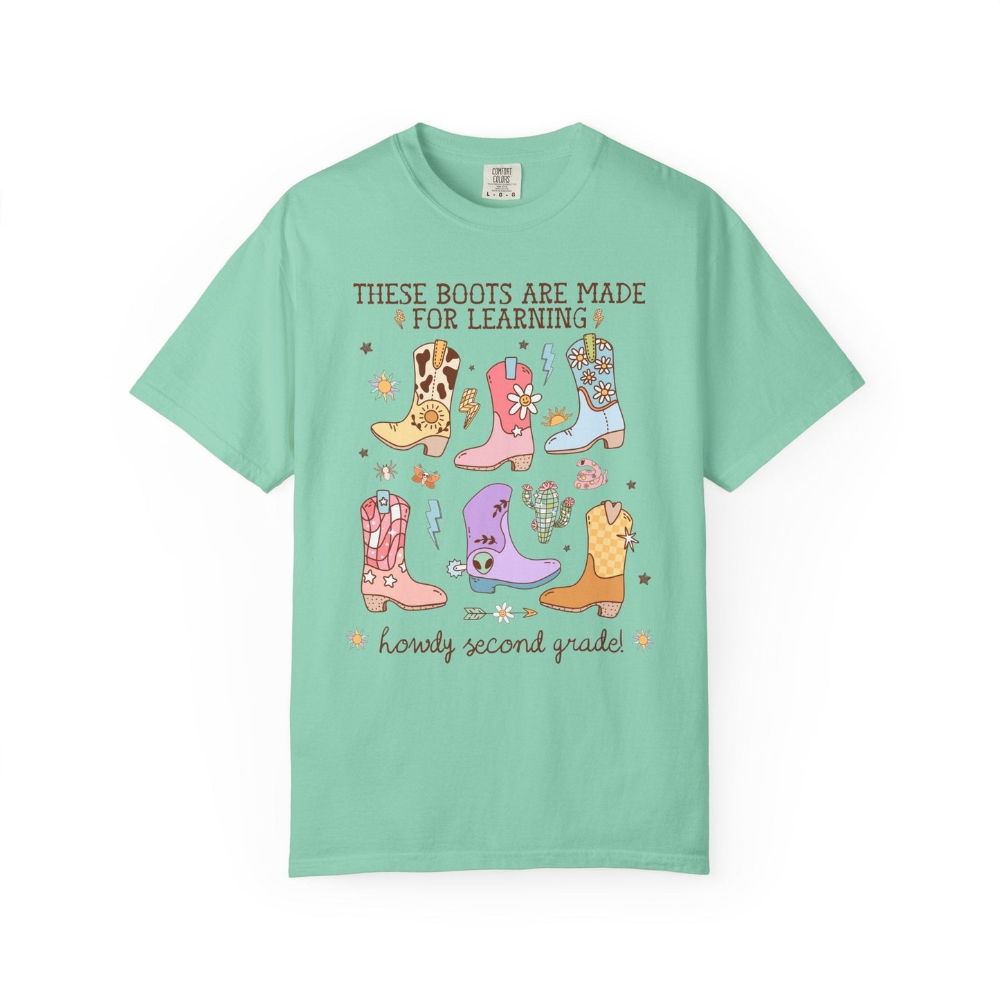 Western 2nd Grade Teacher Tee