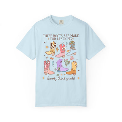 Western Third Grade Teacher Tee