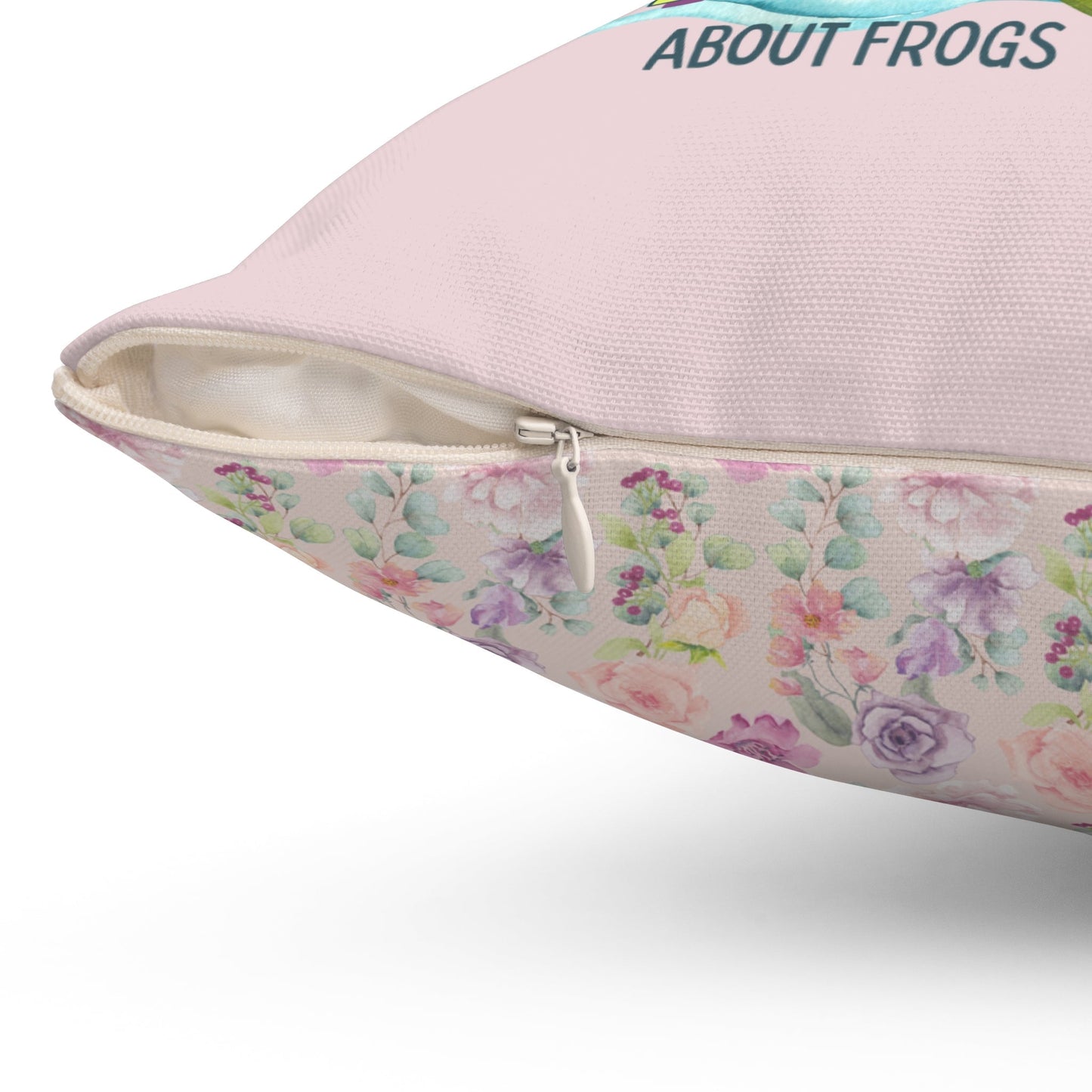 Wild About Frogs Pillow