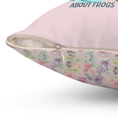 Wild About Frogs Pillow