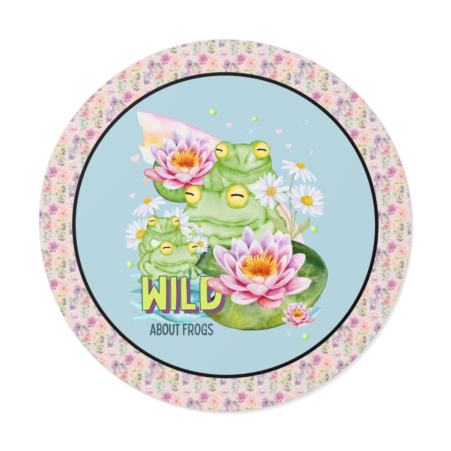 Wild About Frogs Sticker