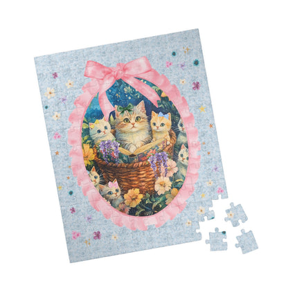 Wildflower Cat Puzzle for Cat Mom