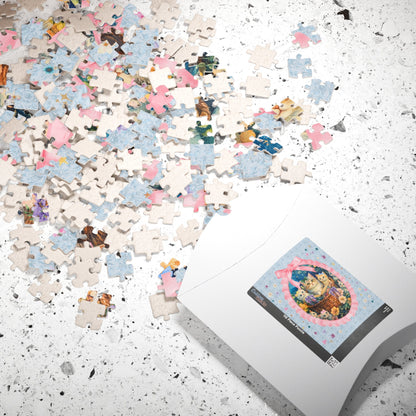 Wildflower Cat Puzzle for Cat Mom