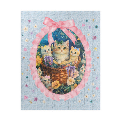 Wildflower Cat Puzzle for Cat Mom