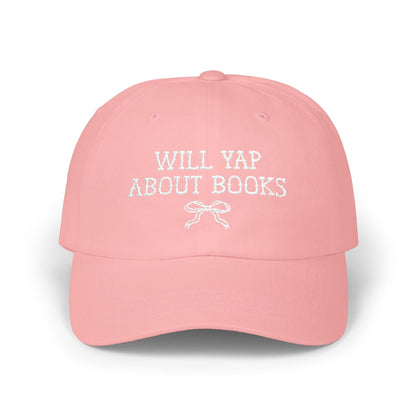 Will Yap About Books Cap with Bow